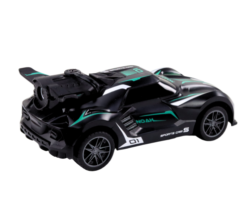 R/C Police Car Black Remote Controlled