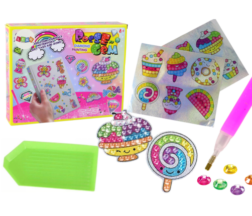 Diamond Sticker Set DIY Sweets Colorful Stickers