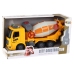 Concrete Mixer Truck Swivel Pear Sound Light Yellow 1:16