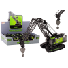 Crawler Crane Metal Hook Crane 1:55 Black and Green