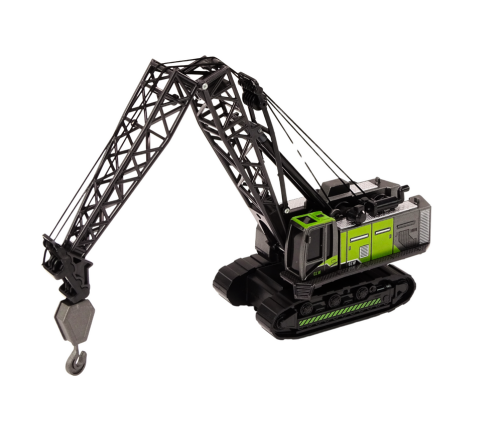 Crawler Crane Metal Hook Crane 1:55 Black and Green