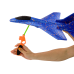 Styrofoam Fighter Plane With Blue Slingshot Launcher