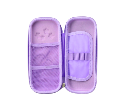 Unicorn Pencil Case 3D Foldable Purple 23x10x5 cm