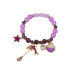 Dolphin Bracelet, Star, Purple Scallop