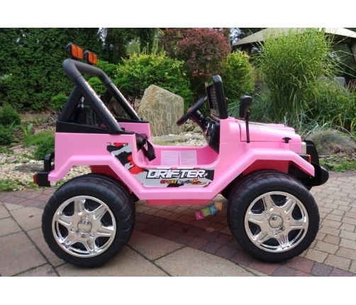 Jeep Raptor Pink - Electric Ride On Car