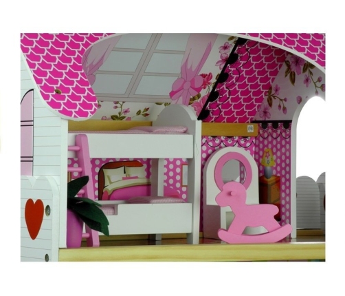 Wooden Dolls House "Melissa" Multi-Storey with 5 Rooms