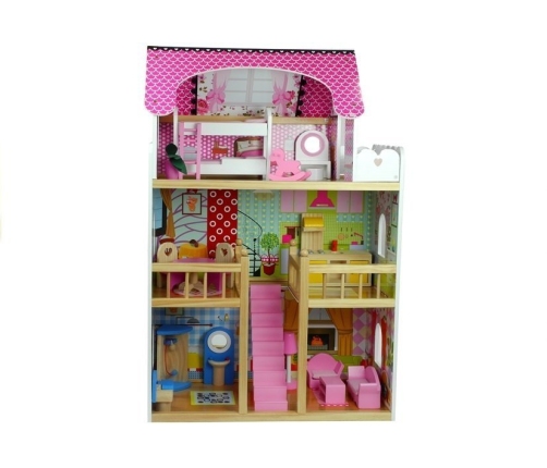 Wooden Dolls House "Melissa" Multi-Storey with 5 Rooms