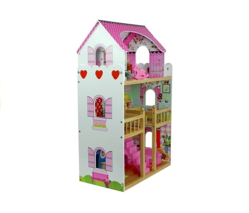 Wooden Dolls House "Melissa" Multi-Storey with 5 Rooms