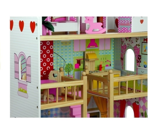 Wooden Dolls House "Melissa" Multi-Storey with 5 Rooms