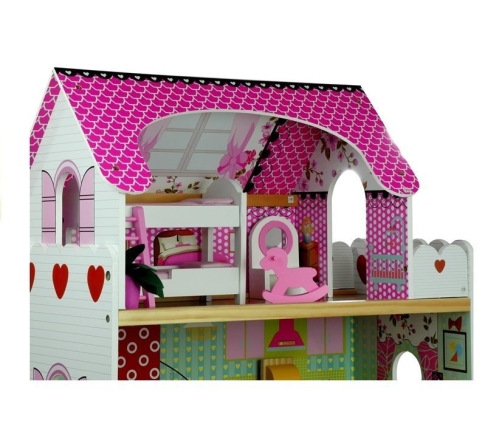 Wooden Dolls House "Melissa" Multi-Storey with 5 Rooms