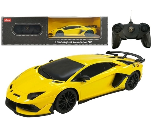 Auto R/C Lamborghini Aventador Rastar 1:24 Żółty