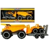 Tipper with trailer and Bulldozer 49 cm Construction site