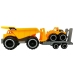 Tipper with trailer and Bulldozer 49 cm Construction site