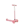 Children's Scooter Three-Wheeled Balance Model 918 with LED Pink