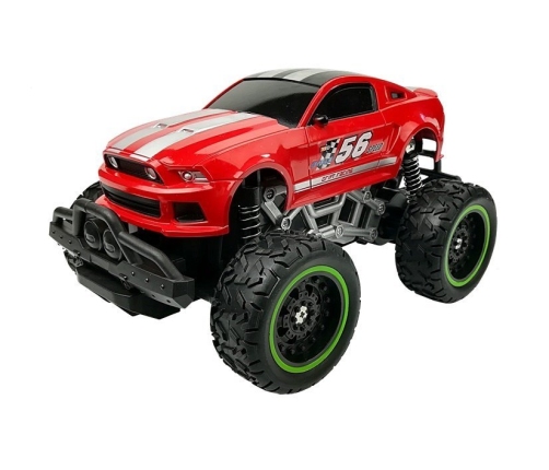 Remote controlled Car Off-road R/C Red High Wheels