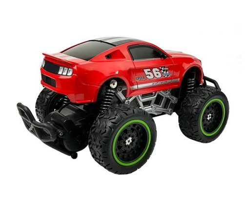 Remote controlled Car Off-road R/C Red High Wheels