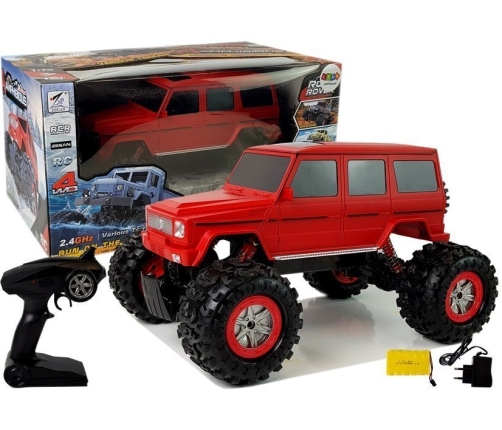 Off-road Car Amphibious 4x4 Remote Controlled 1:12 R / C Red