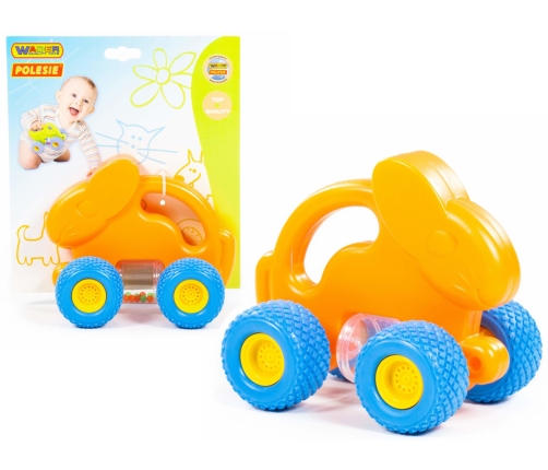 Rabbit Rattle Soft Baby Wheels 38234