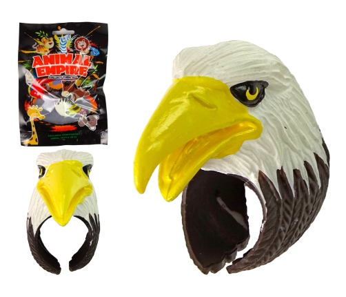 Ring on Hand Educational Animals Eagle