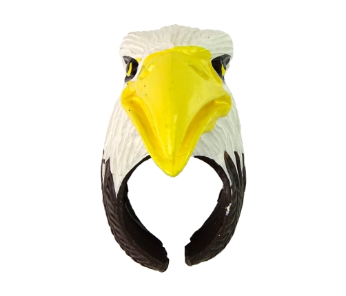 Ring on Hand Educational Animals Eagle