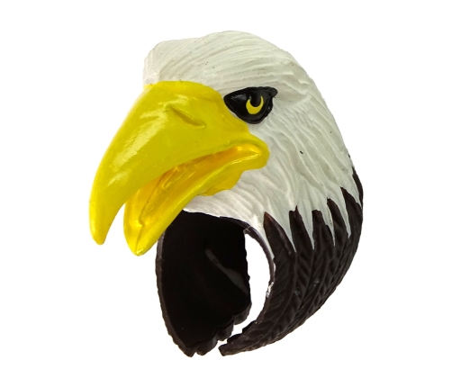 Ring on Hand Educational Animals Eagle