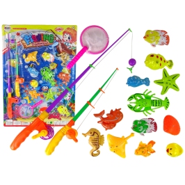 Game Fish Catching  Set Fish + Fishing Rod Fishing Game