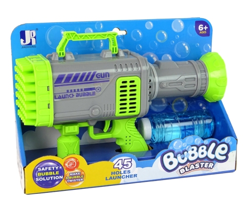 Green Soap Bubble Gun