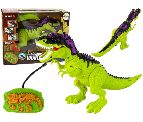 Remote Controlled Dinosaur Lights Sounds Green