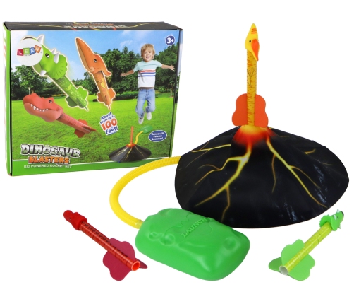 Volcano Launcher Rocket Dinosaurs Game At Home And Backyard