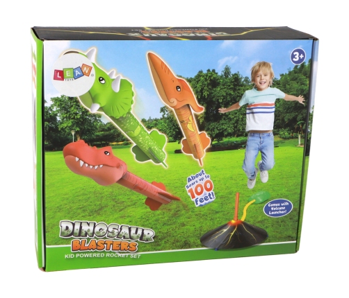 Volcano Launcher Rocket Dinosaurs Game At Home And Backyard