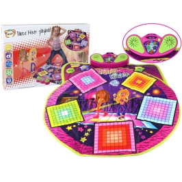 Children's Dance Mat Battery Operated Lights Sounds For Dance 91cm x 93cm