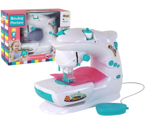 Sewing Machine for Children Like a Real White Battery Operated