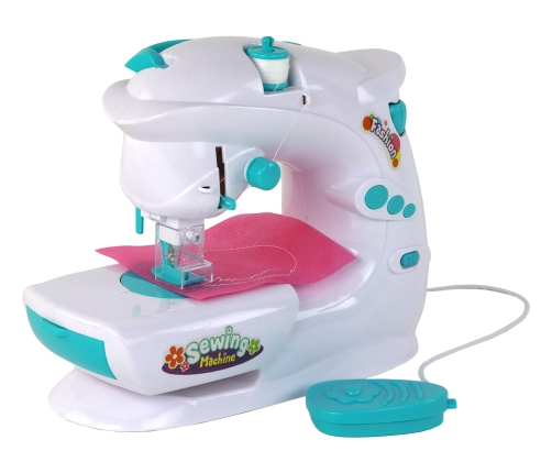 Sewing Machine for Children Like a Real White Battery Operated