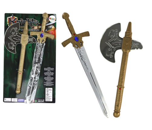 ﻿﻿Sword Ax Knight Set Knight Weapon For Kids