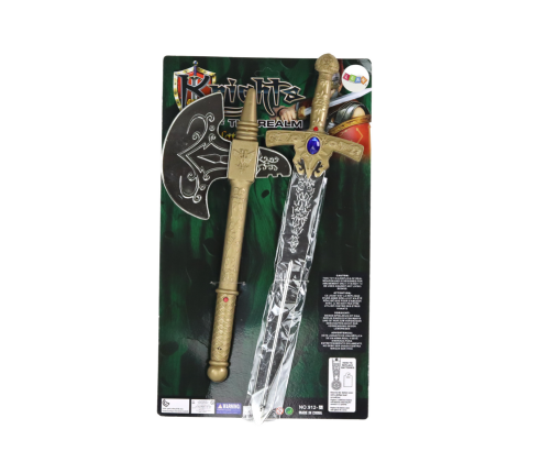 ﻿﻿Sword Ax Knight Set Knight Weapon For Kids