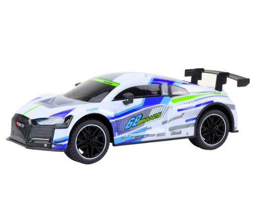 RC Sports Car 1:10 25km/h Lights White