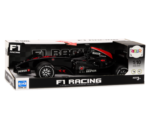 Racer Sports Car F1 Driven 1:10 Black Sounds