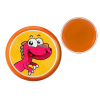 Flying Disc Frisbee with Dinosaur Orange 20 Cm