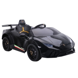 Elektriskā sporta automašīna bērniem Lamborghini Huracan Black