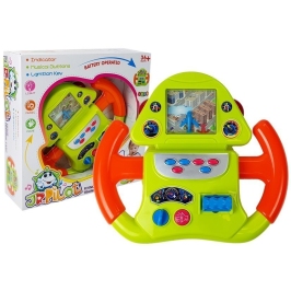 Interactive Flight Simulator Steering Wheel Sound Light Effects