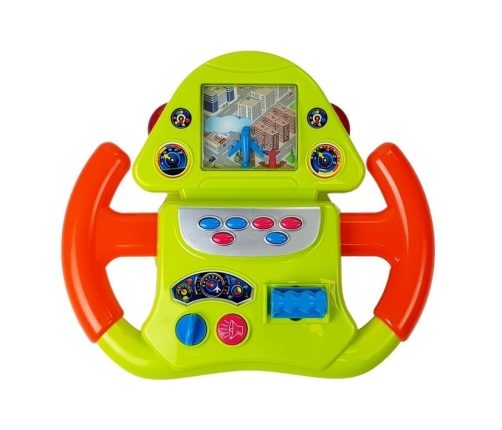 Interactive Flight Simulator Steering Wheel Sound Light Effects