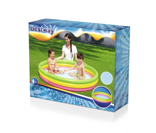 Inflatable Pool Rainbow 152 cm x 30 cm Bestway 51103