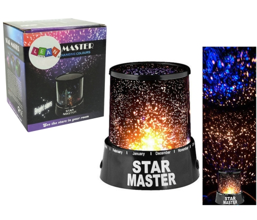 Projector Star Planets Night Light with Batteries