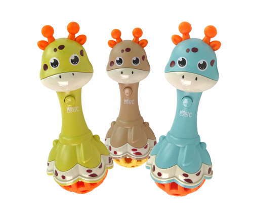 Sensory Giraffe Rattle Teether Music