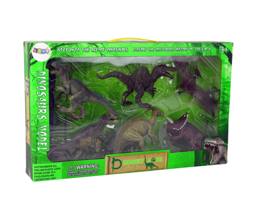 Dinosaur set of 6 pieces Large Model Figures Prehistoric World