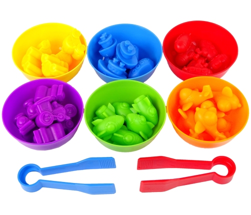 Vehicle Colour Sorting Toy 36 pieces