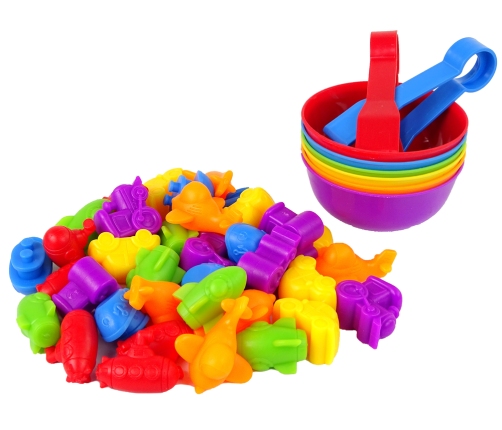 Vehicle Colour Sorting Toy 36 pieces