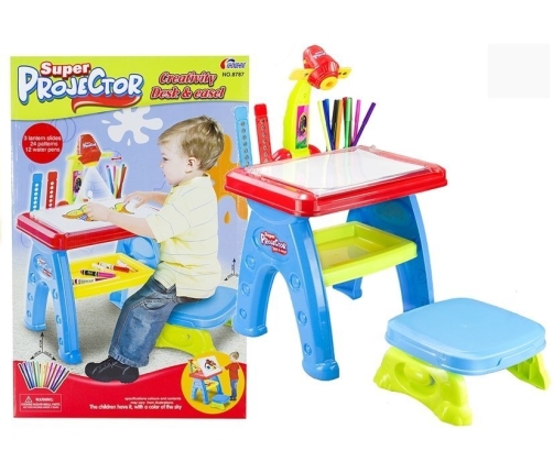 Kids Projector Desk & Easel Creative Toy