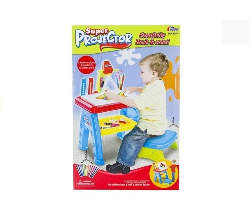 Kids Projector Desk & Easel Creative Toy