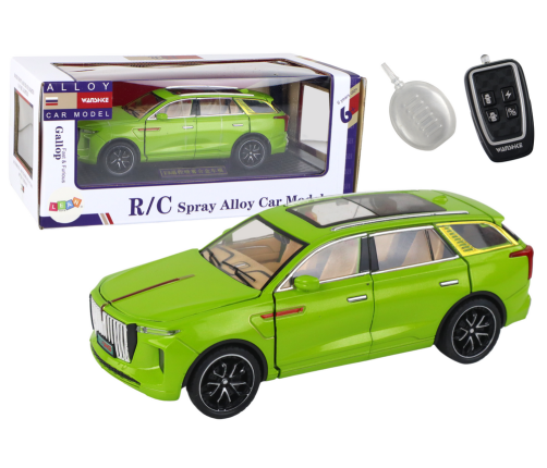 Aluminum RC Car Model 1:24 C Color Green